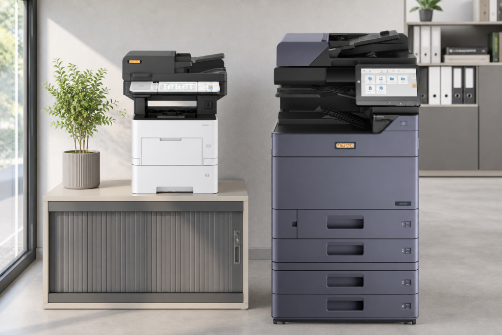 Multifunzione UTAX P-5539i A4 e UTAX 2509ci A3 a confronto